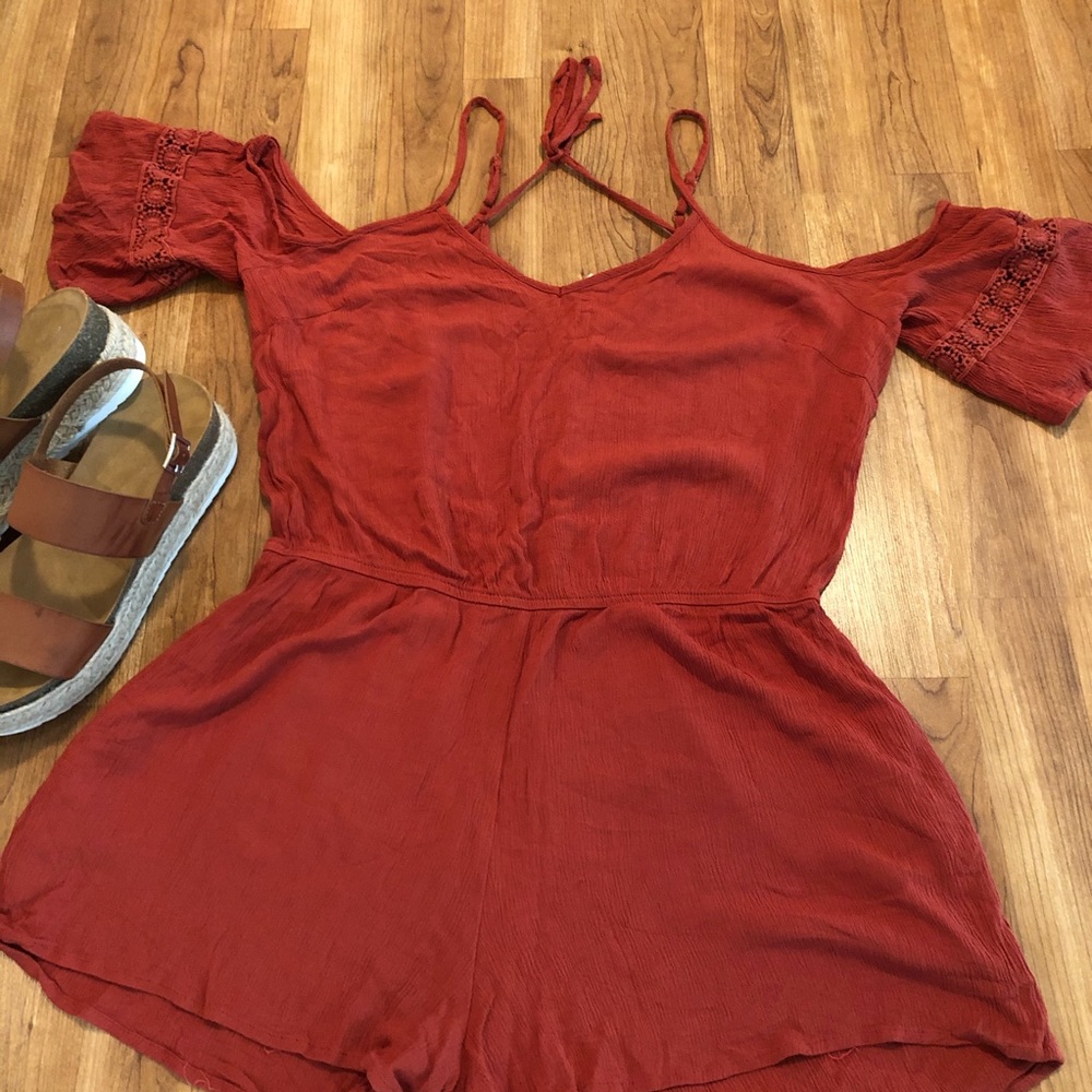Orange romper